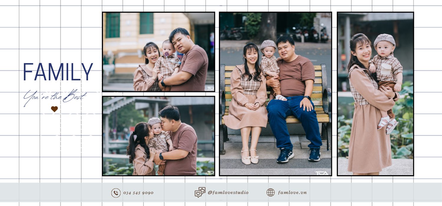 chụp ảnh gia đình 3 người có sao không