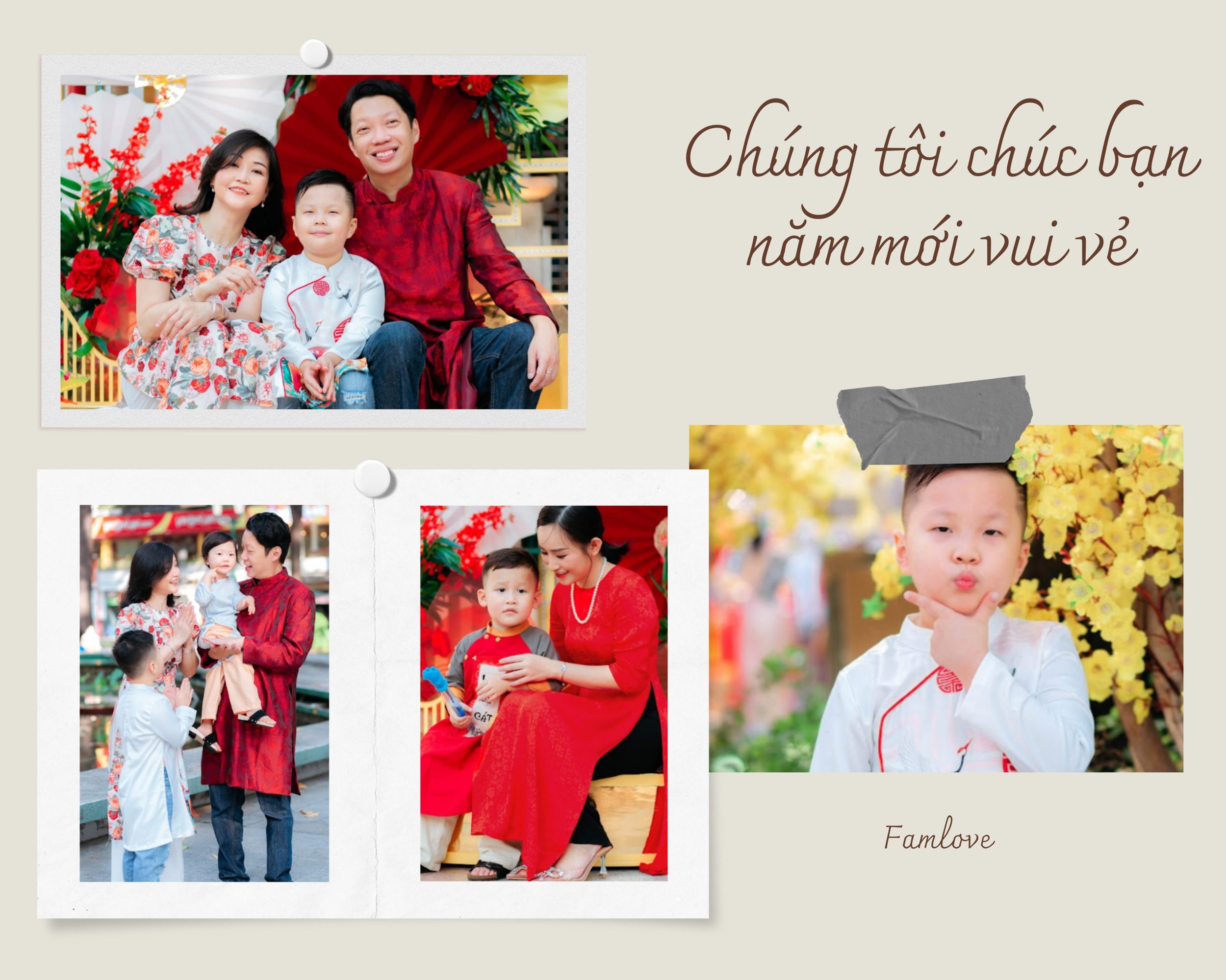 concept chụp ảnh tết gia đình