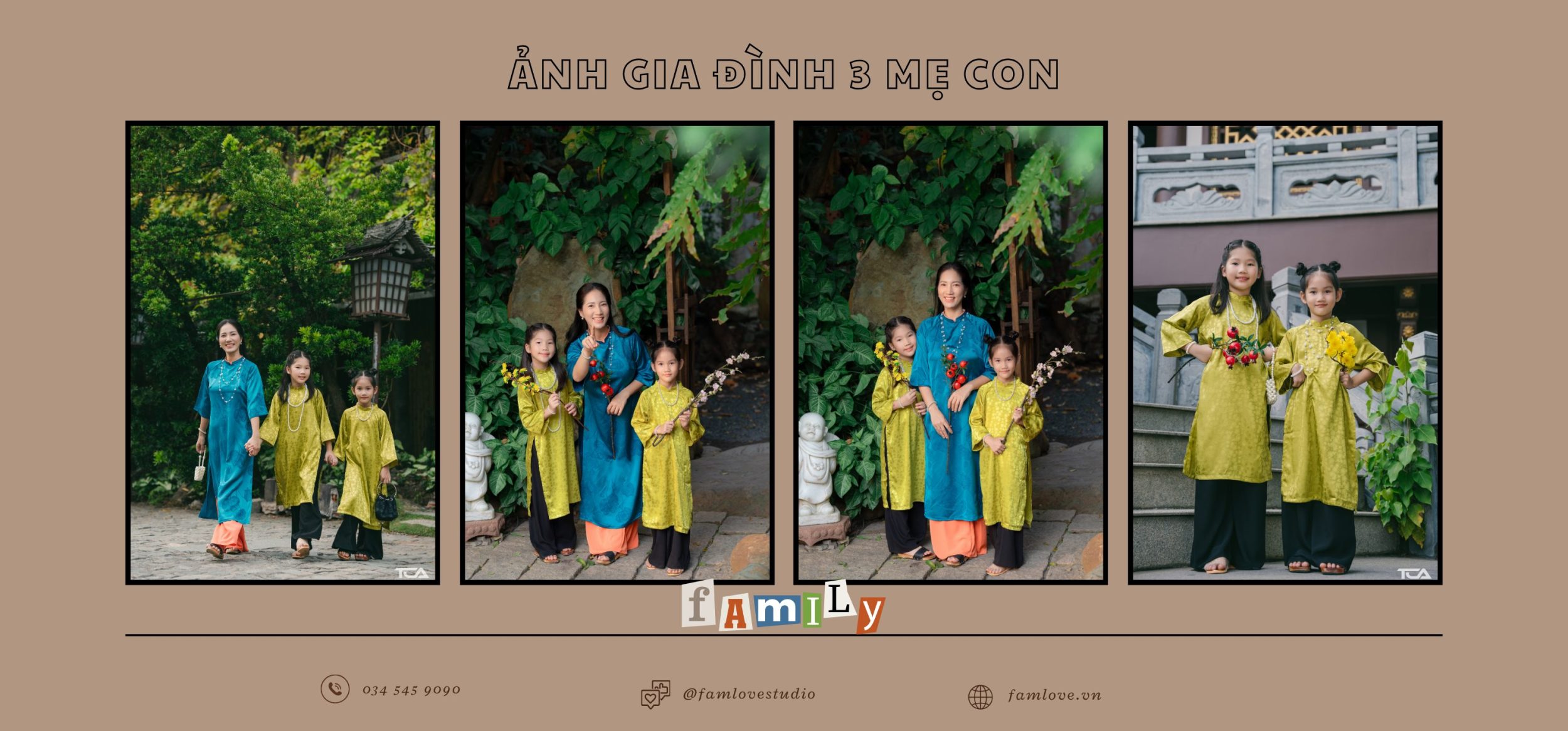 ảnh gia đình 3 người