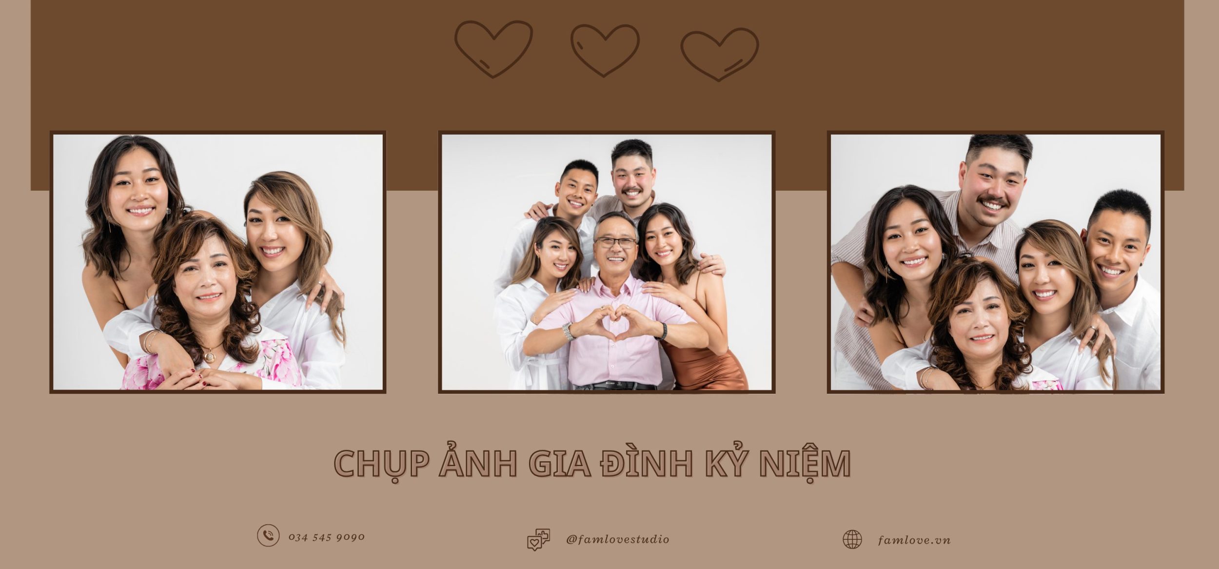 chụp ảnh gia đình đẹp 6 người