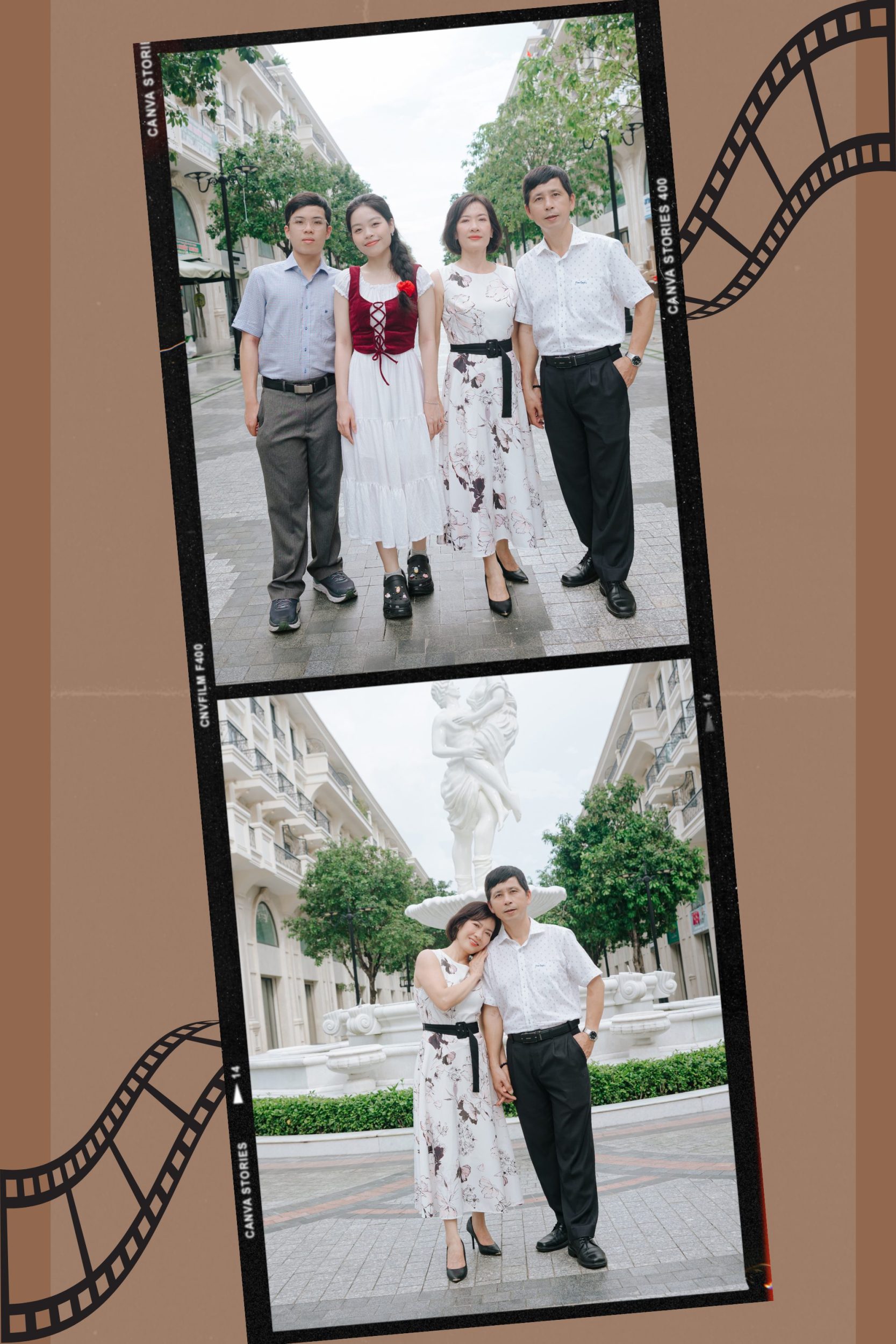 chụp hình kỷ niệm gia đình