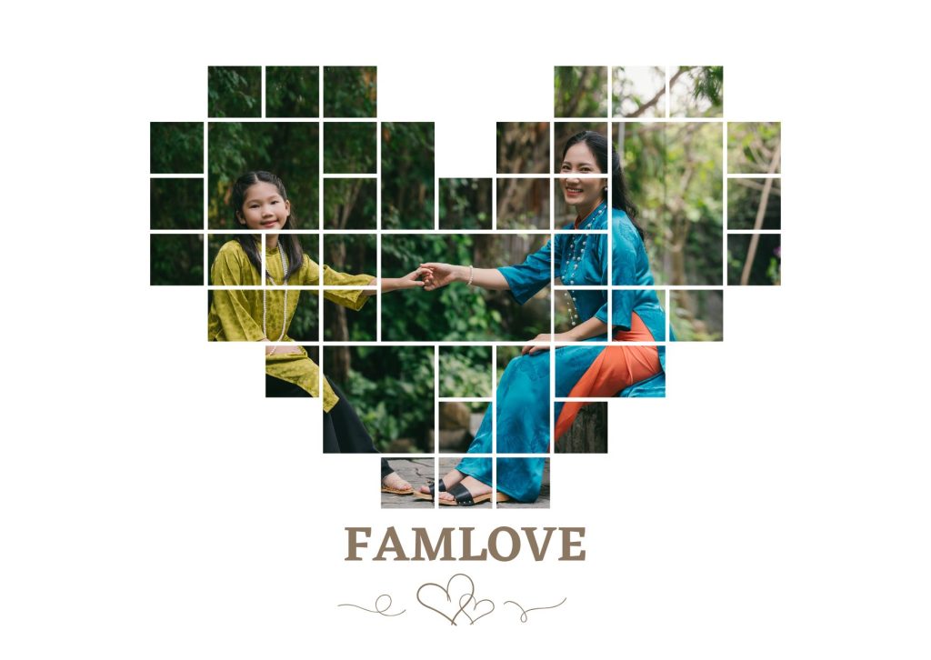 chụp ảnh gia đình 3 người lớn