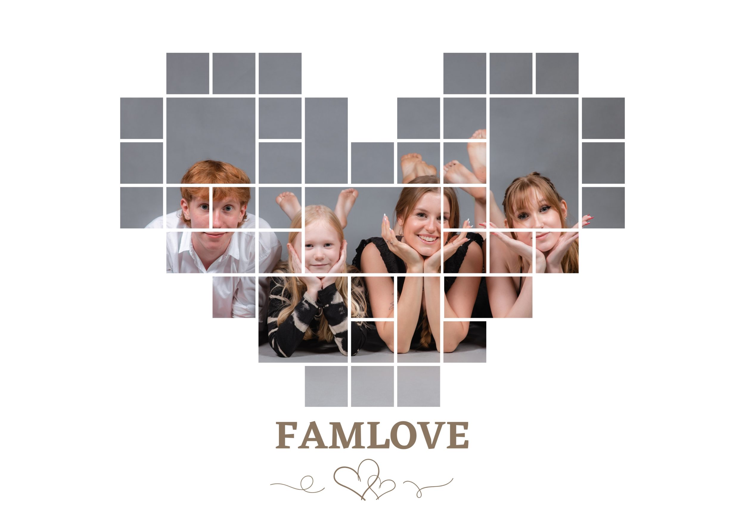 chụp ảnh gia đình 6 người