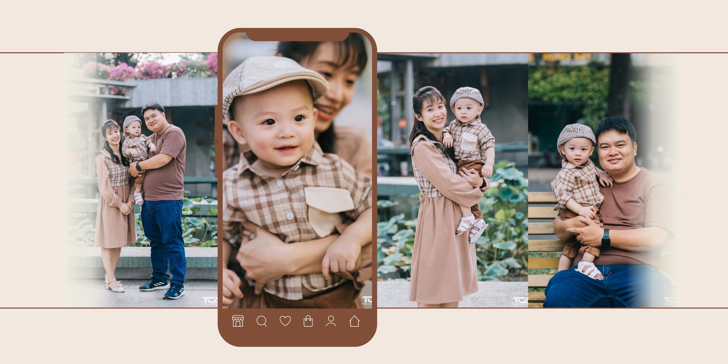 chụp hình gia đình