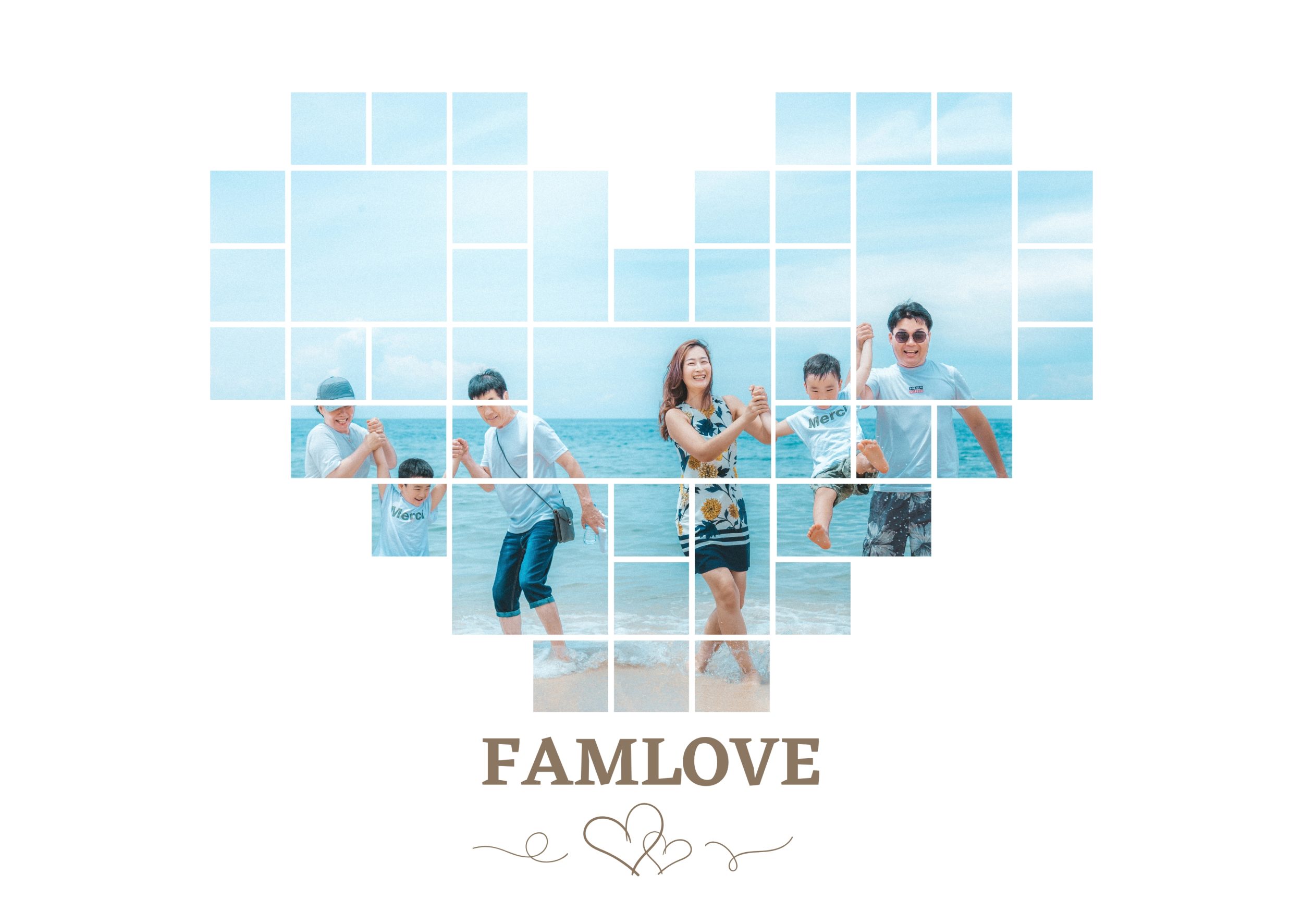 hình ảnh gia đình 6 người