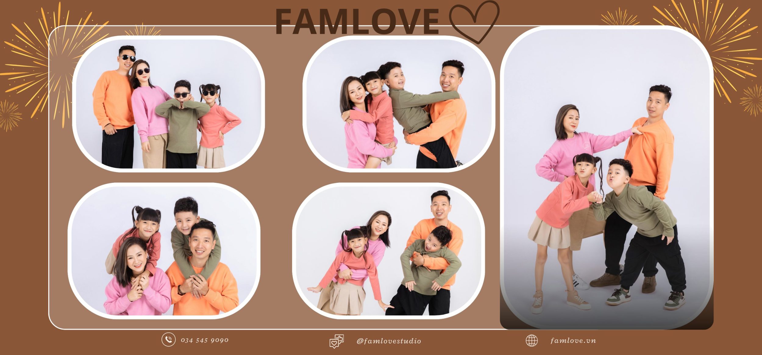 chụp ảnh gia đình ngày tết