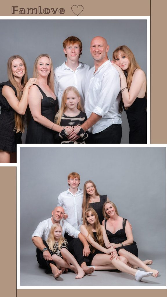 chụp ảnh gia đình đẹp 6 người