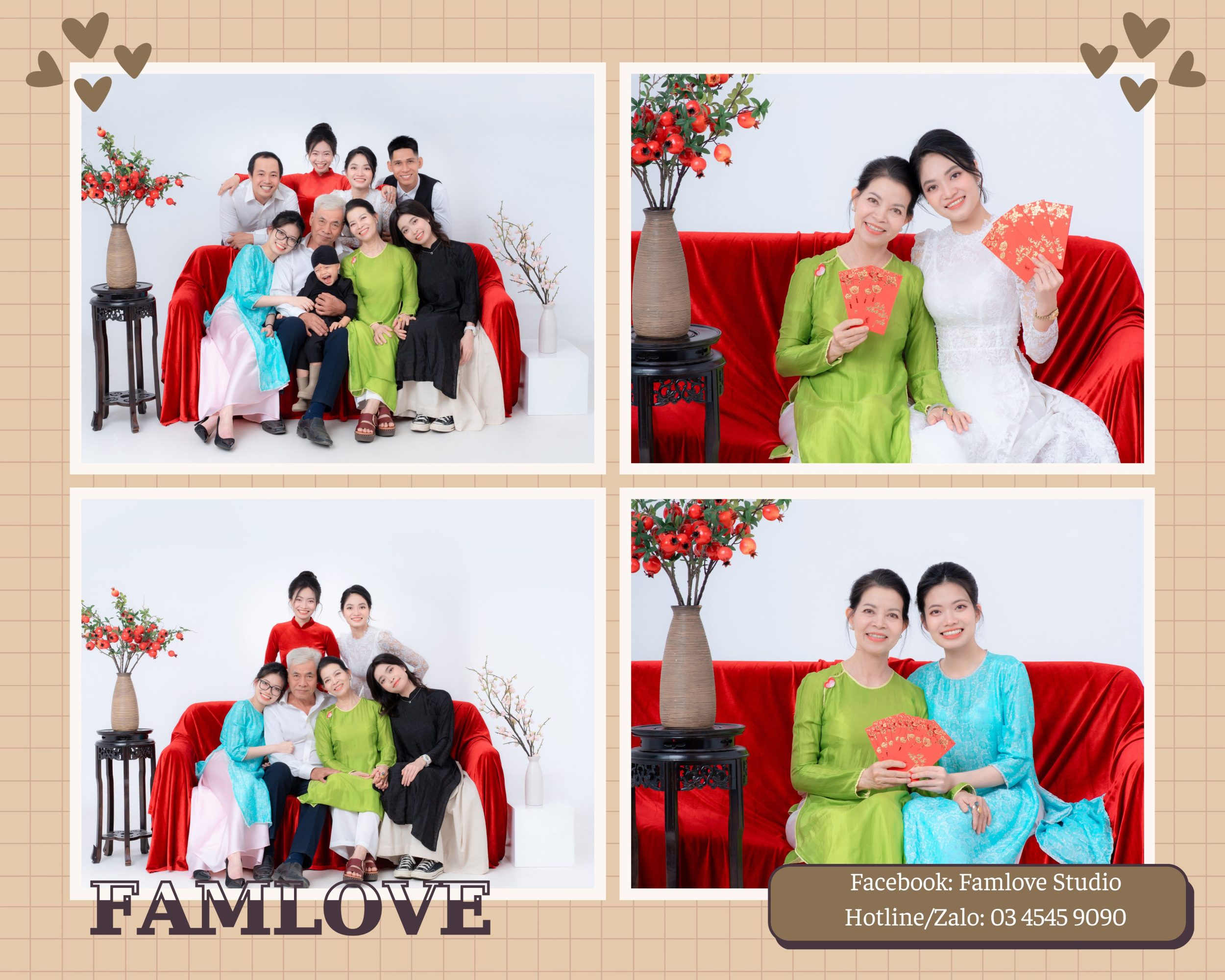 chụp ảnh gia đình studio