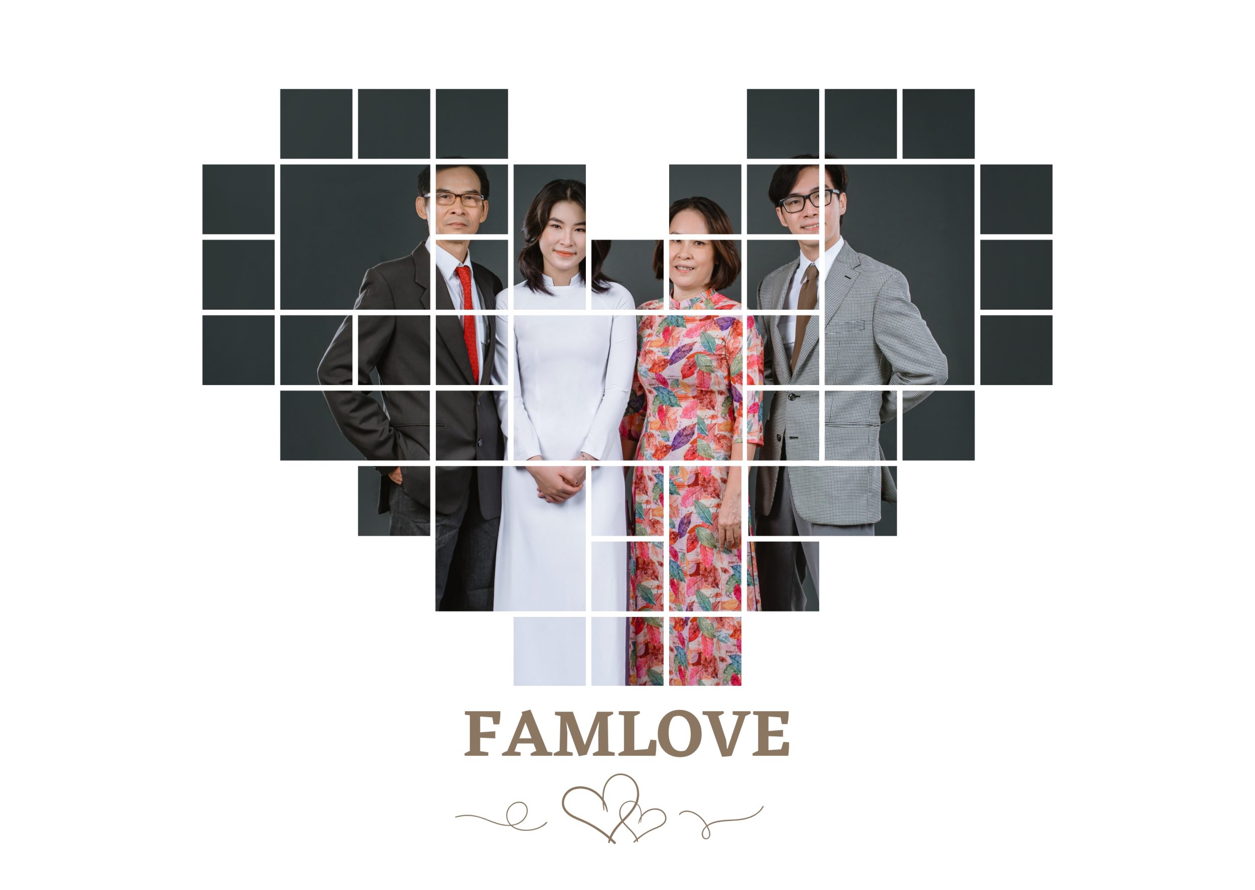 chụp hình gia đình studio