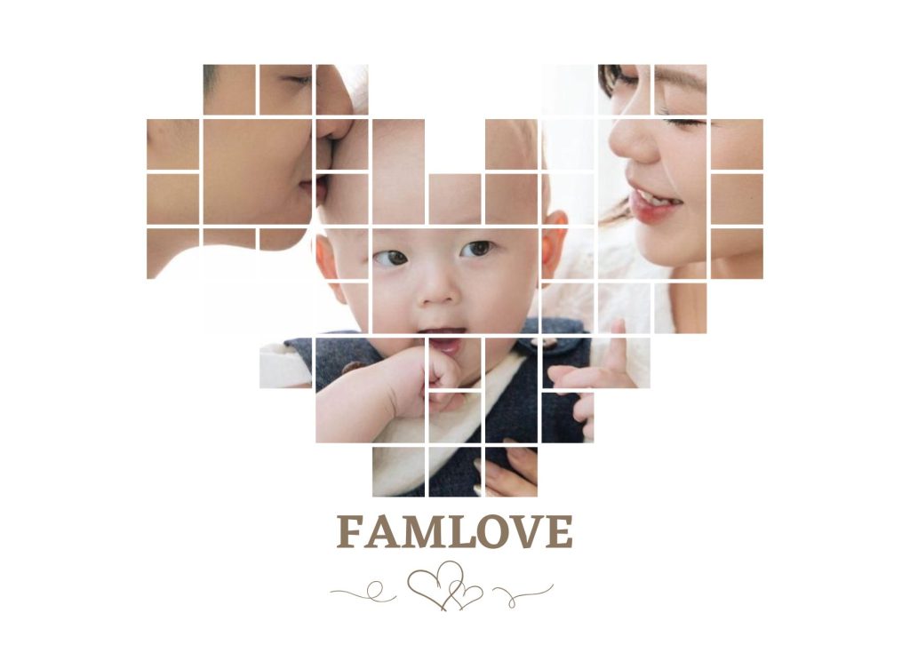 chụp hình gia đình thôi nôi