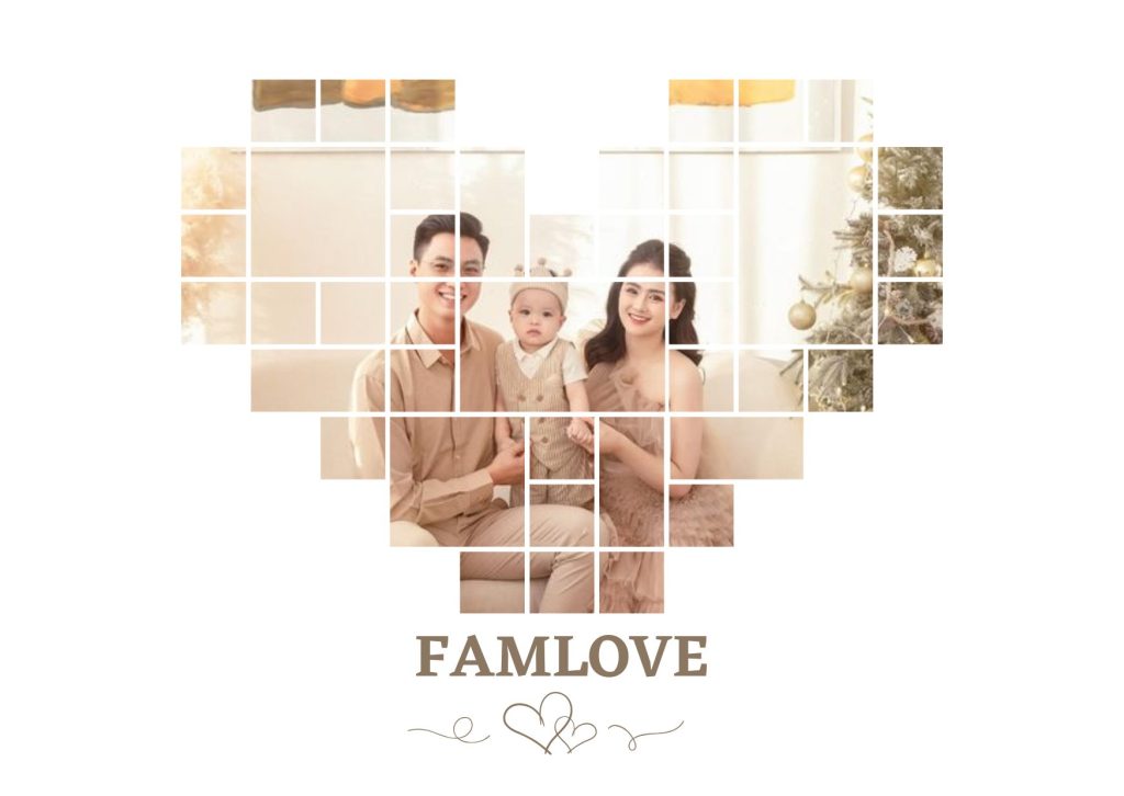 chụp hình gia đình