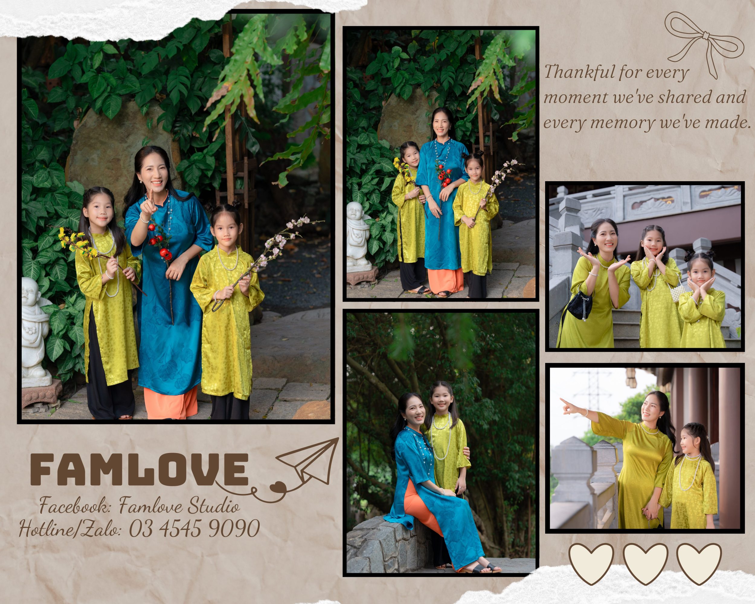 chụp ảnh gia đình ngoài trời