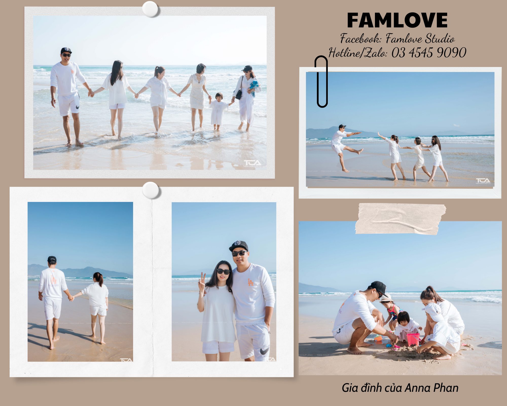 chụp hình gia đình