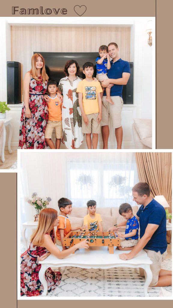 hình ảnh gia đình 6 người