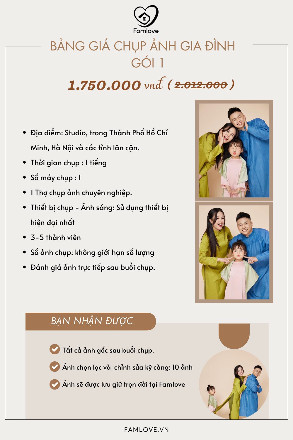 chụp hình tết gia đình