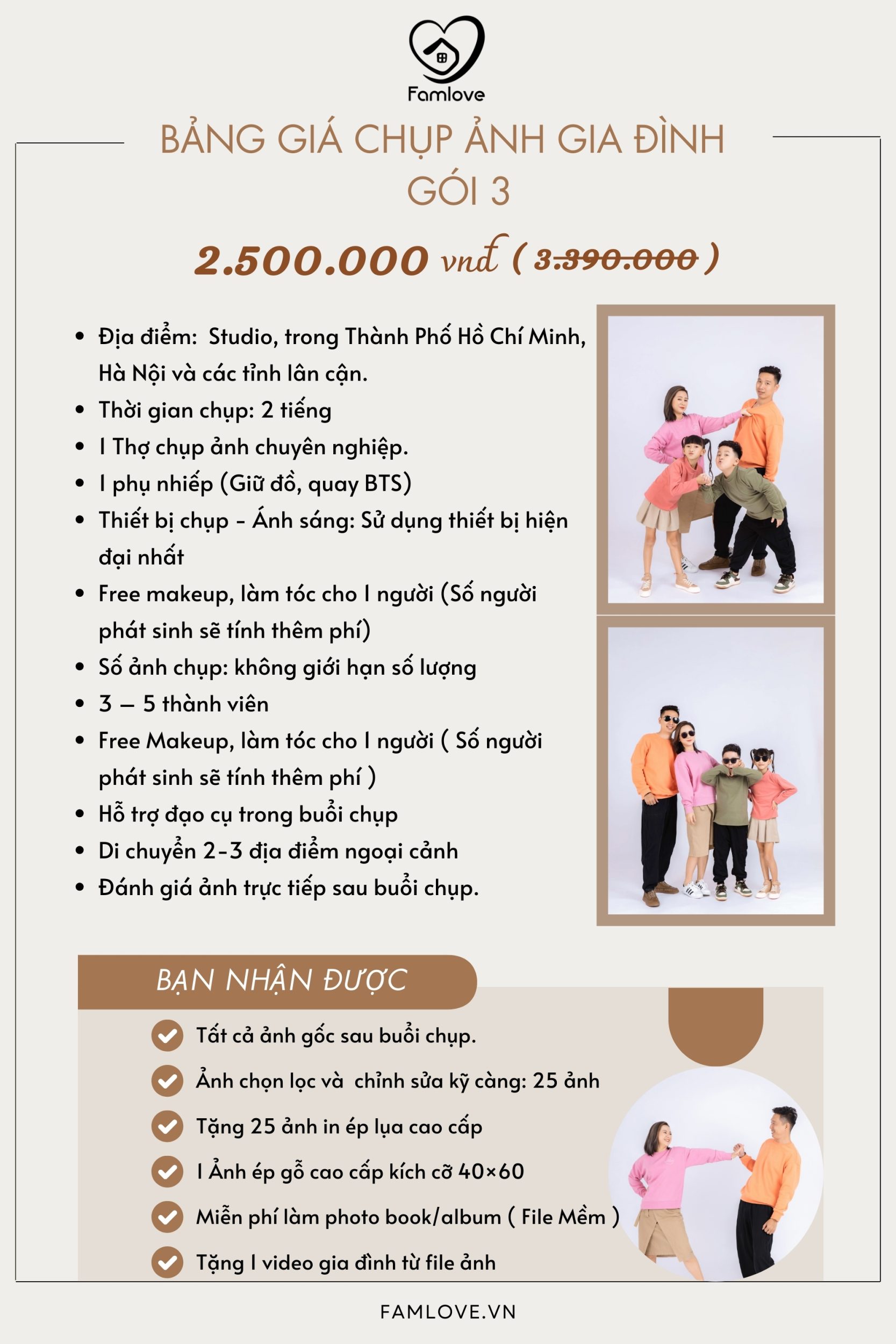 chụp ảnh gia đình hàn quốc