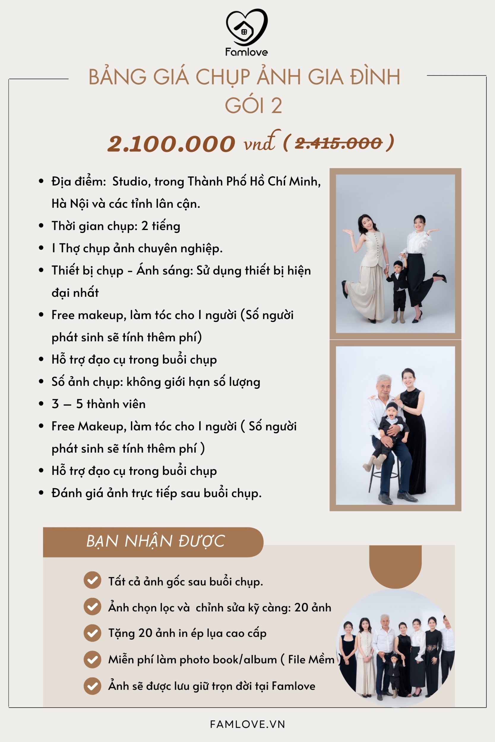 chụp ảnh gia đình phong cách hàn quốc