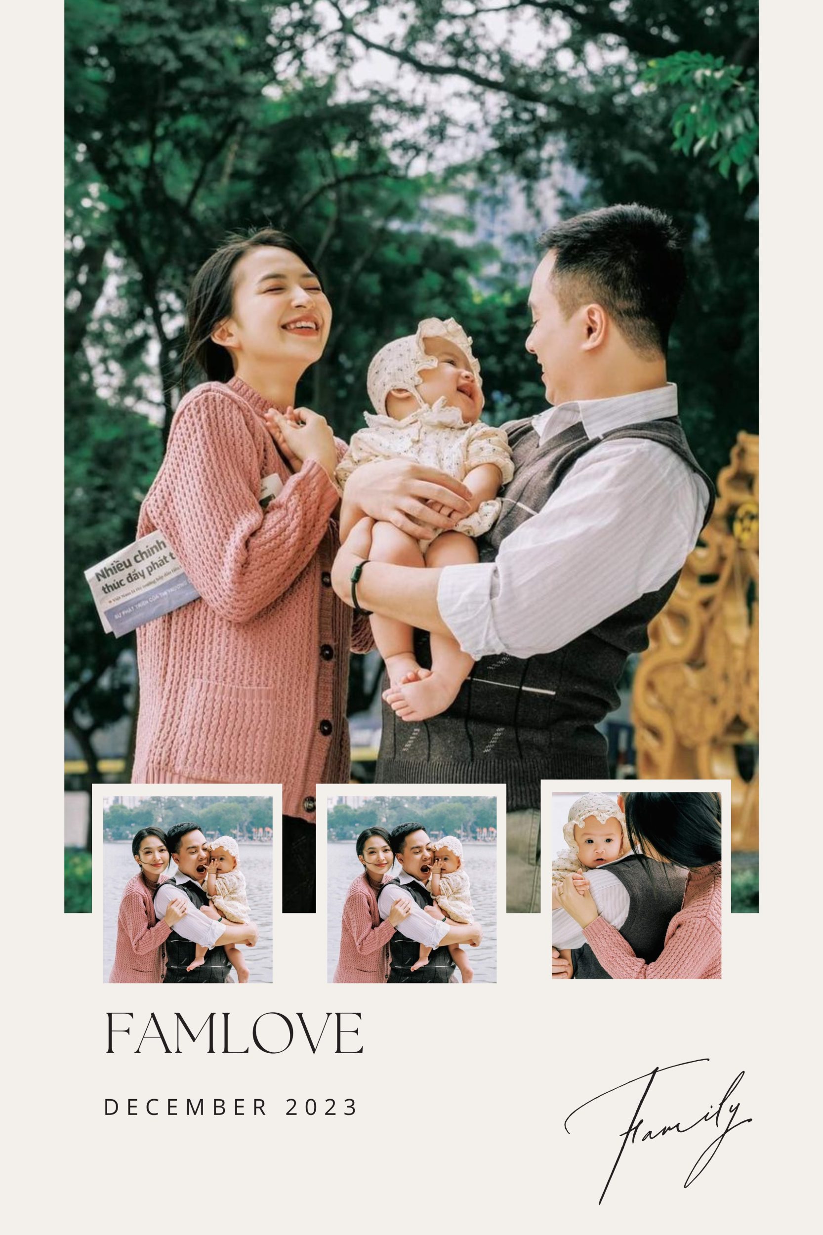 chụp hình thôi nôi gia đình