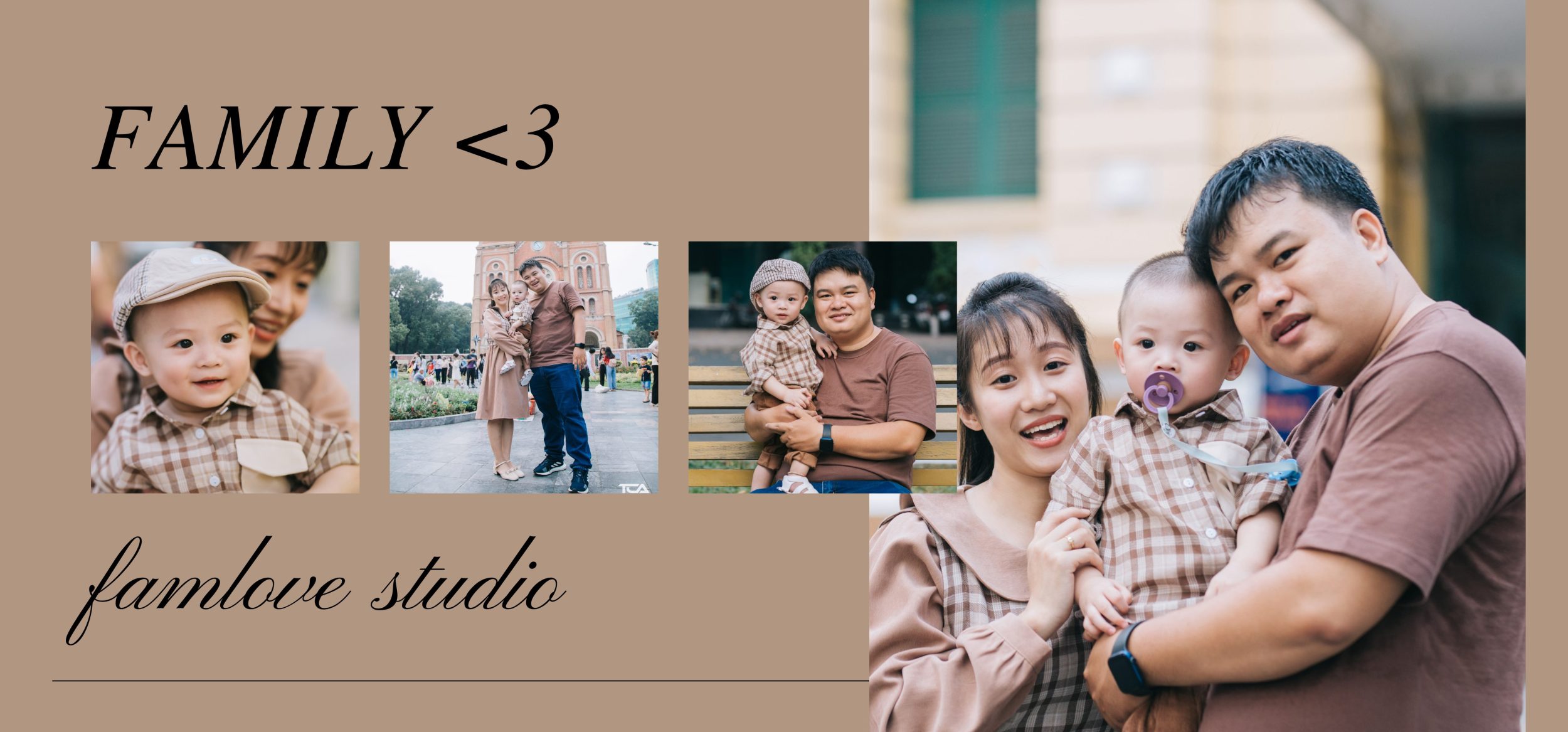 chụp hình gia đình