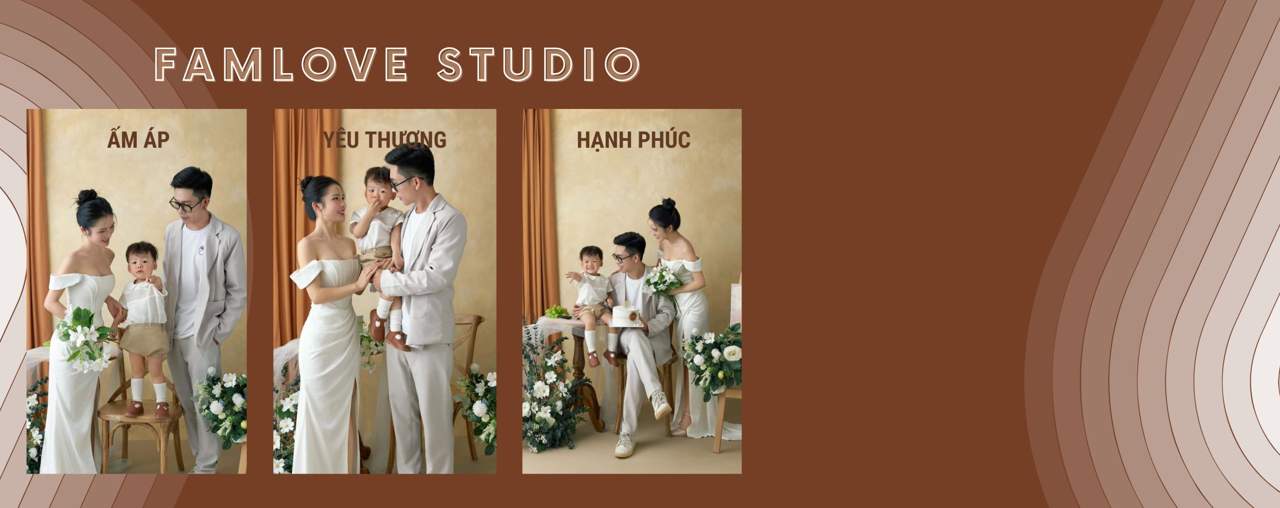 chụp ảnh thôi nôi gia đình